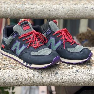 New Balance 574 Black/Slate Green